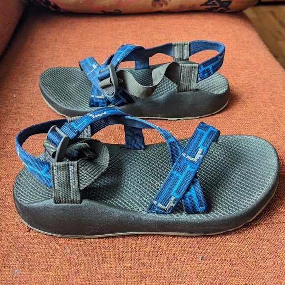 Chaco Z1 Classic Water Hike Sandals Waterproof Adventure Vibram Men's 10 Blue - Picture 2 of 9